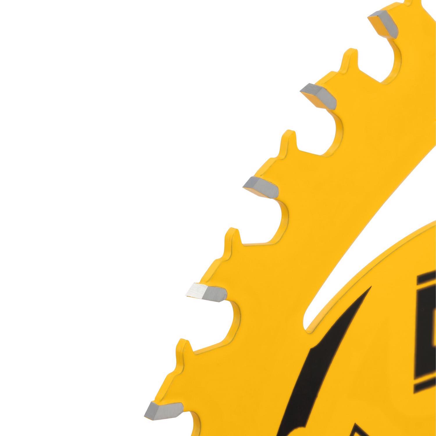 DEWALT 7-1/4 in. D X 5/8 in. Tungsten Carbide Tipped Circular Saw Blade 40 teeth 10 pk