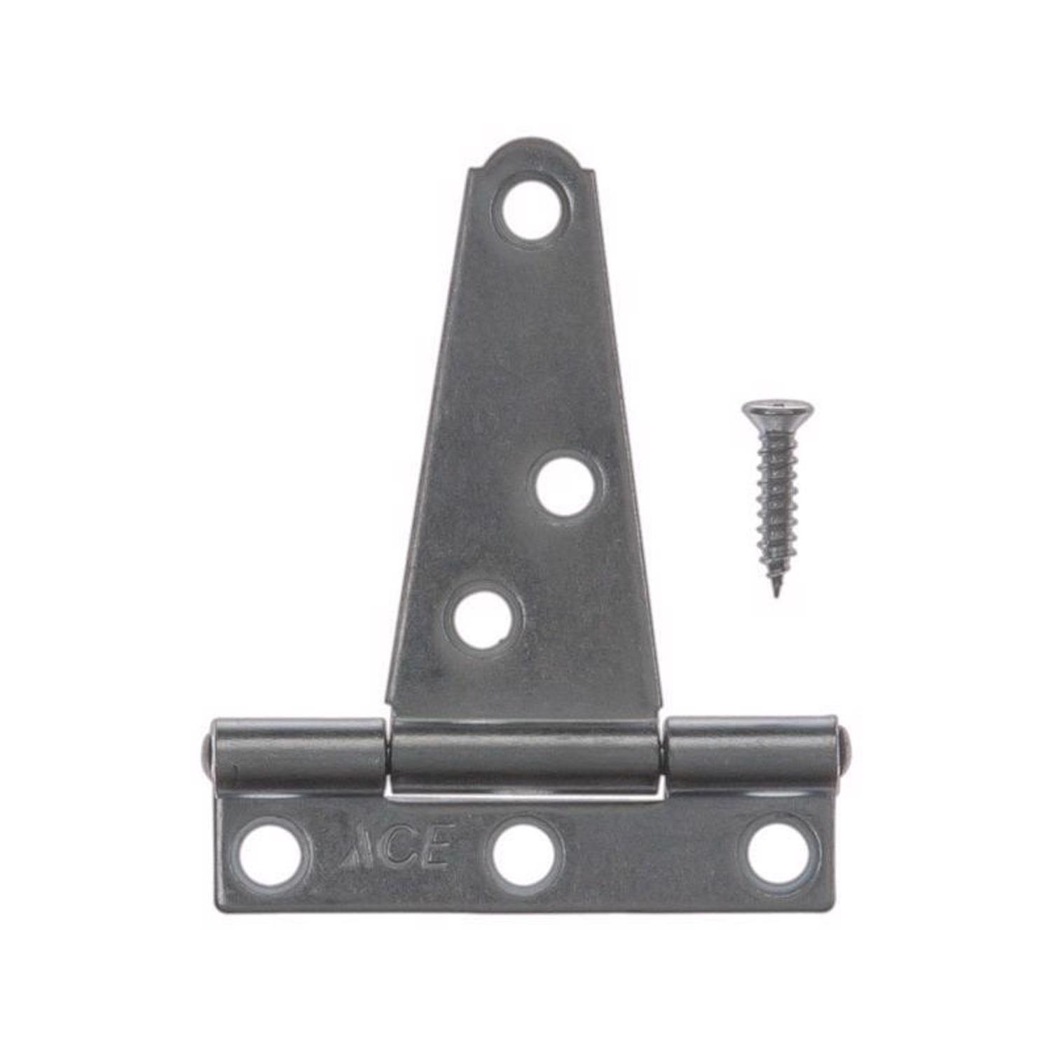 Ace 2 in. L Zinc-Plated Light Duty T Hinge 2 pk