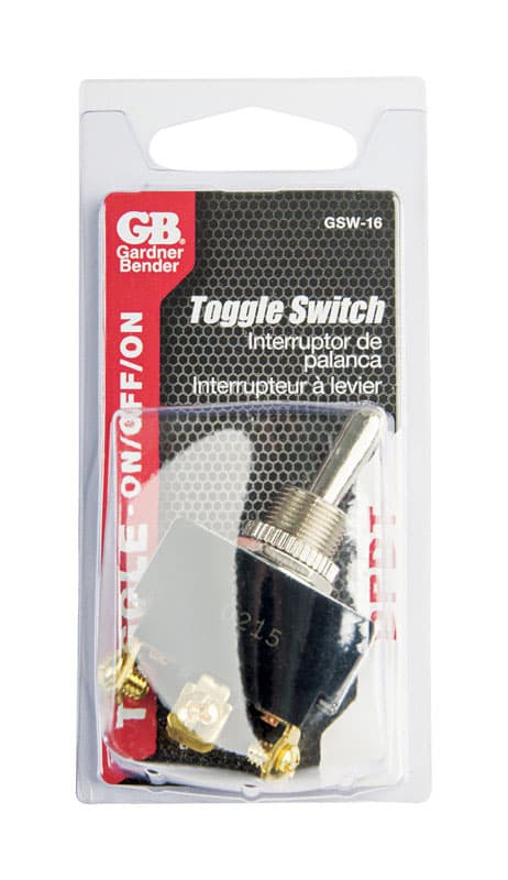 Gardner Bender 20 amps Toggle Switch Silver 1 pk