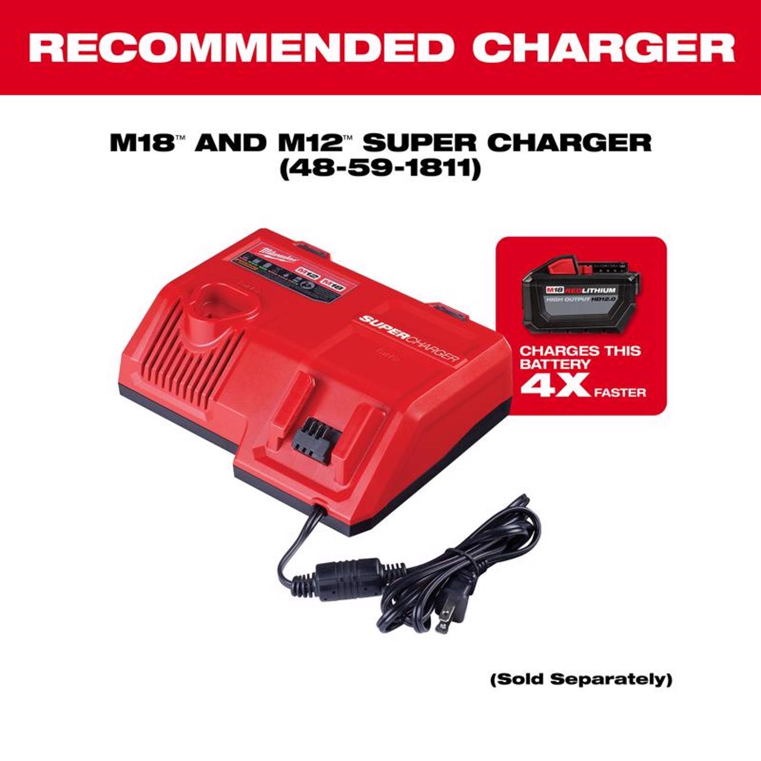 Milwaukee M18 RedLithium HD12.0 12 Ah Lithium-Ion High Output Battery Pack 1 pc