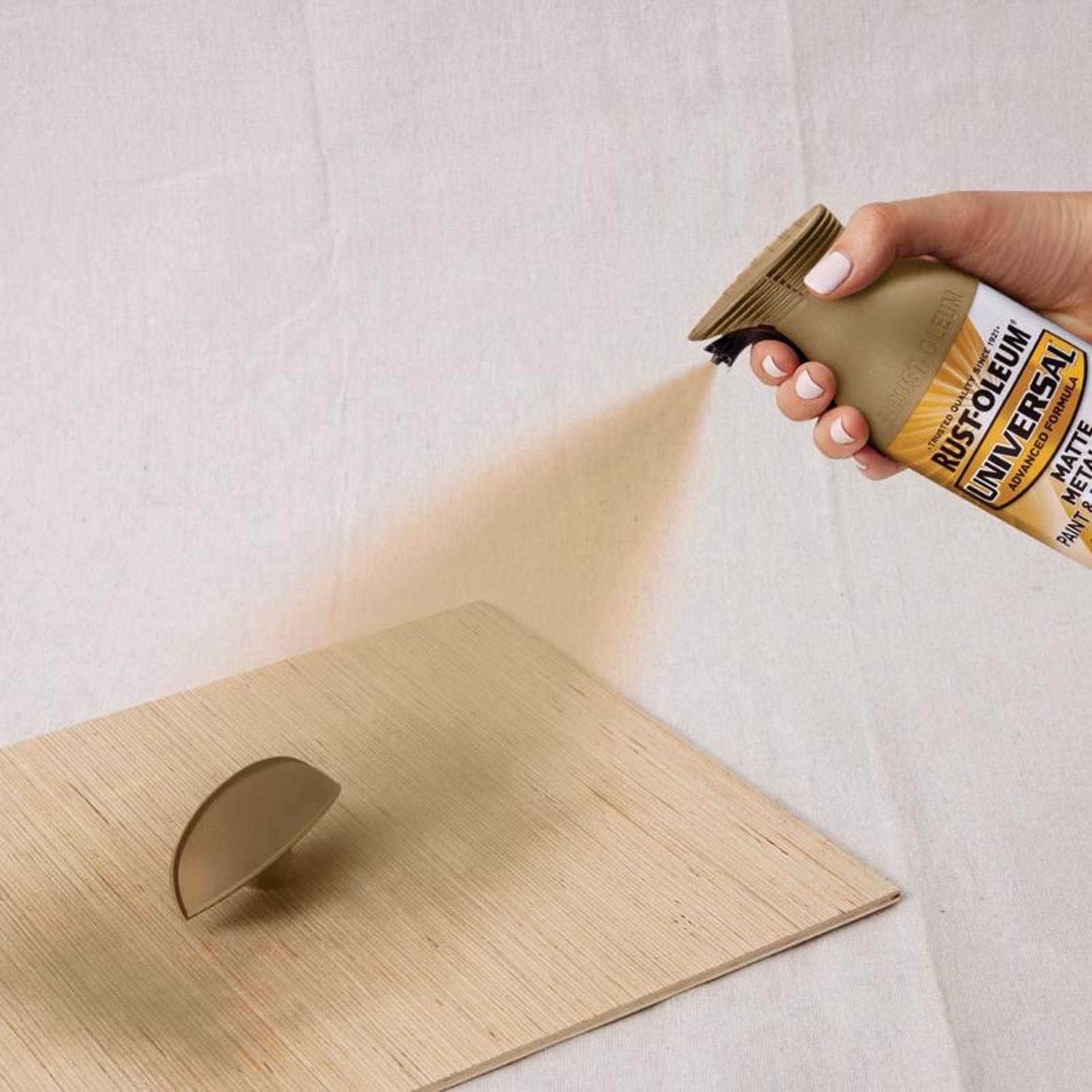 Rust-Oleum Universal Metallic Satin Bronze Metallic Spray Paint 11 oz