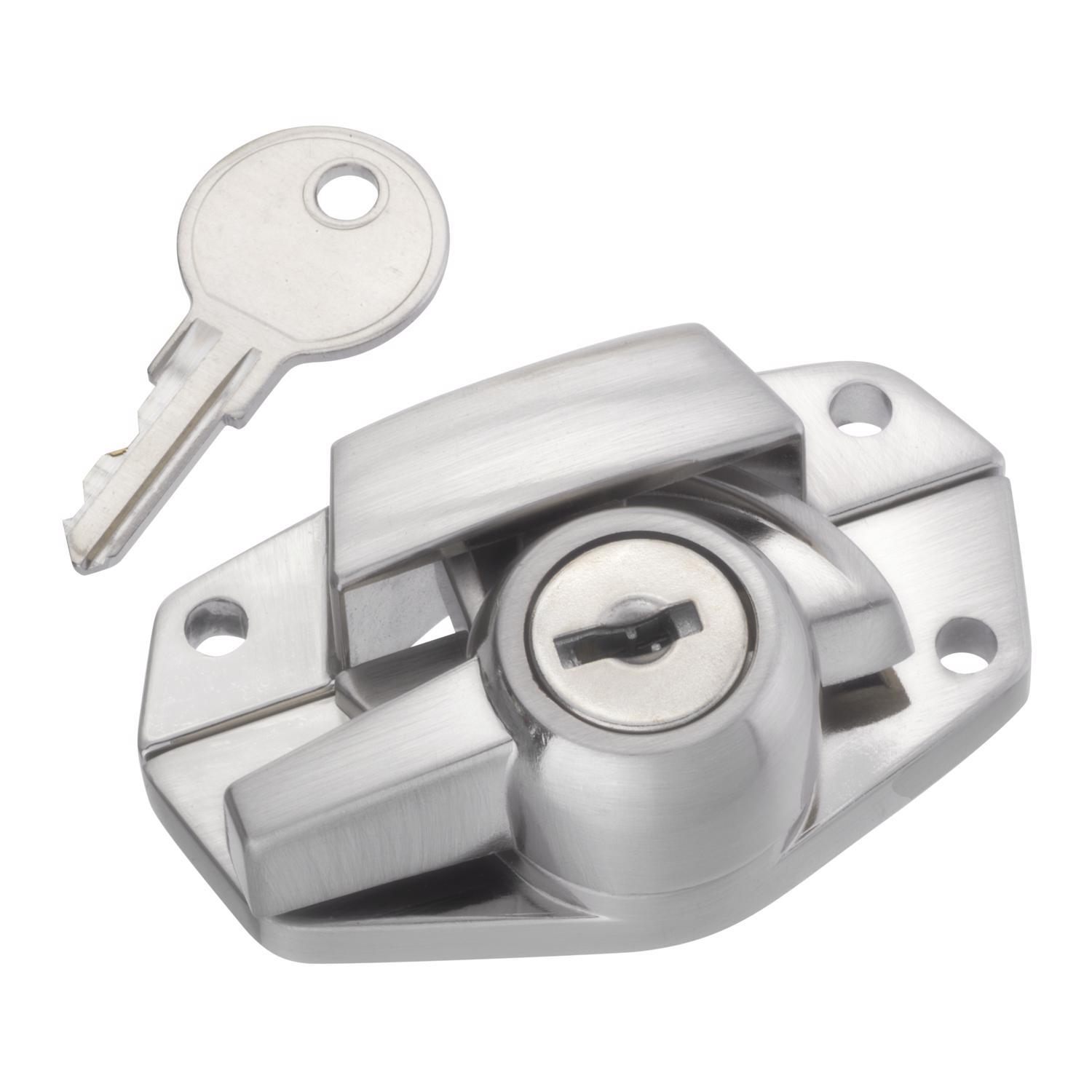 Ace Silver Die-Cast Zinc Window Lock 1 pk