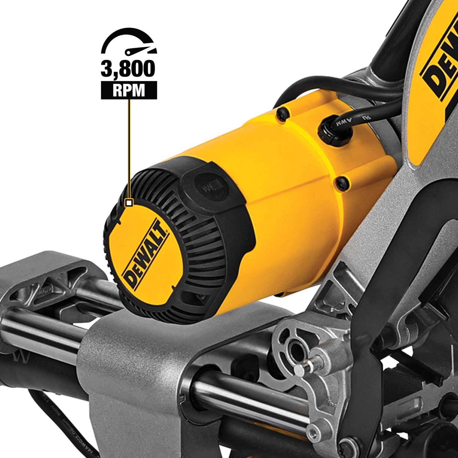 DeWalt 15 amps 12 in. Corded Dual-Bevel Sliding Compound Miter Saw
