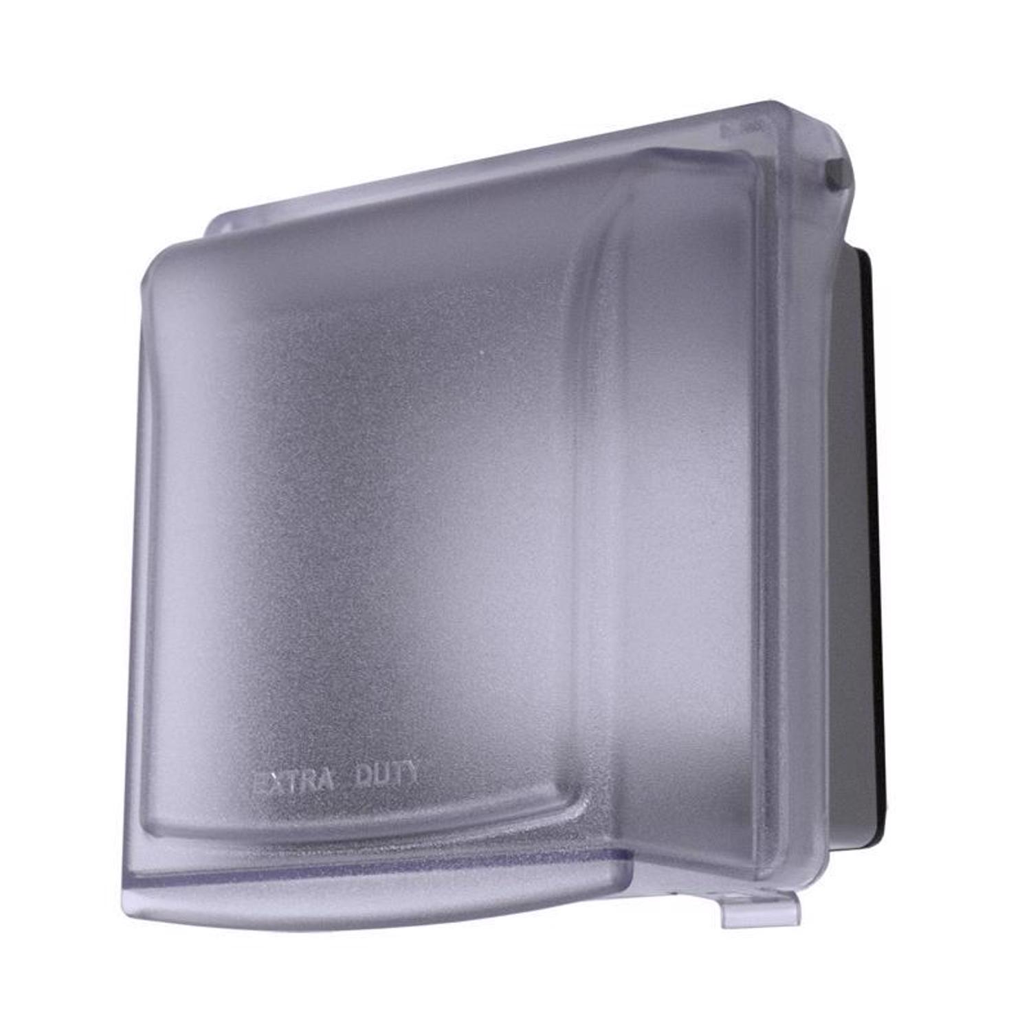 Sigma Engineered Solutions Rectangle Plastic 2 gang 6.02 in. H X 5.53 in. W Weatherproof Cover