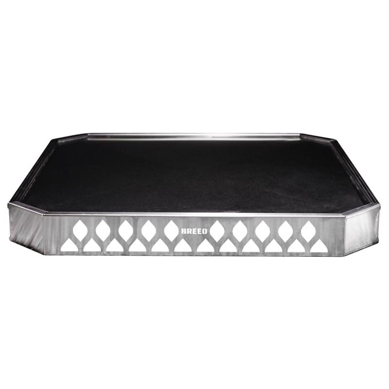 Breeo X Series 30 Stainless Steel Fire Pit Base 4.5 in. H X 31.6 in. W X 30 in. D
