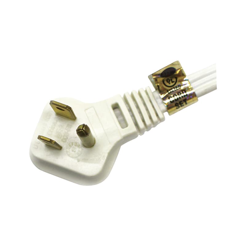 Ace Indoor 12 ft. L White Extension Cord 16/3 STP-3