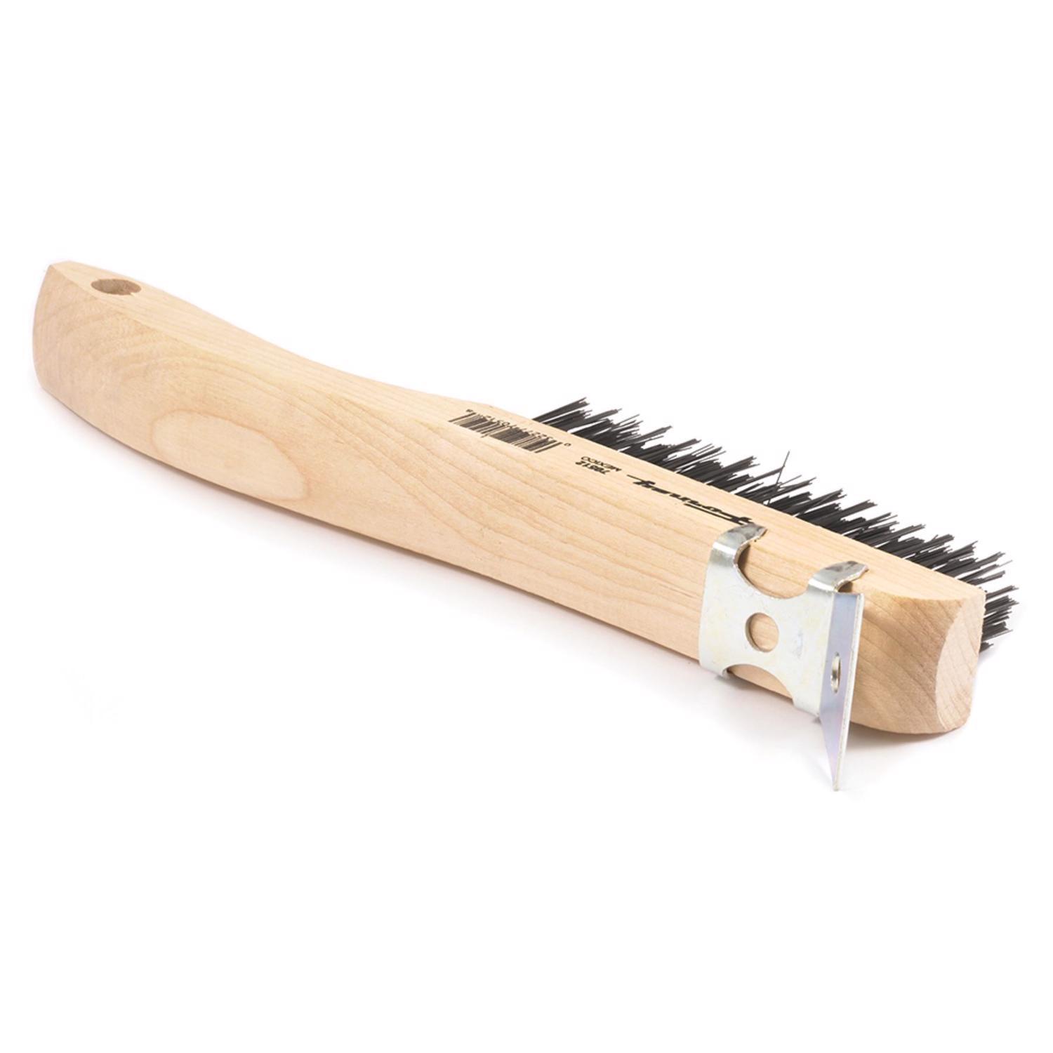 Forney 10-1/4 in. L X 2.75 in. W Scratch Brush Wood 1 pc