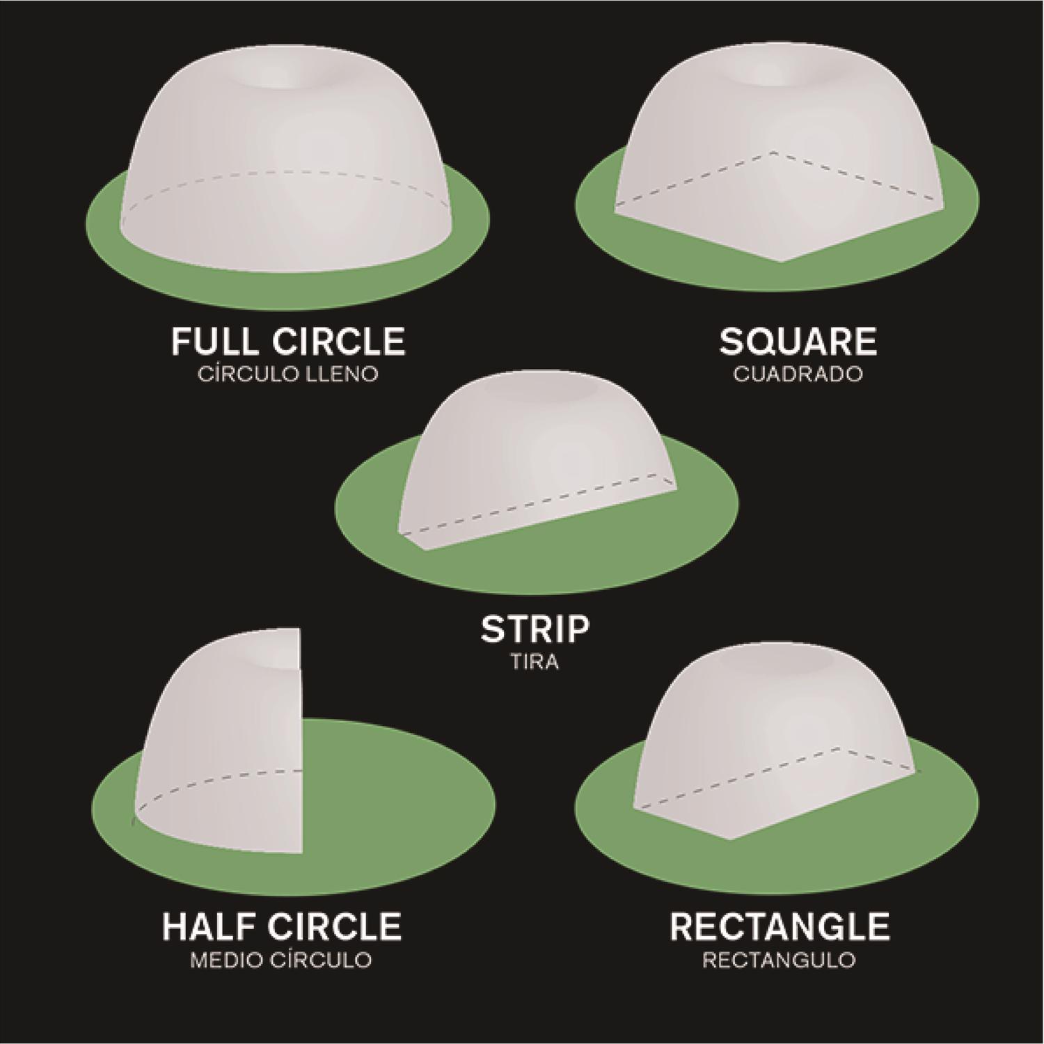 Ace Plastic Spike Base 5-Pattern Turret Sprinkler 314 sq ft 1 pk