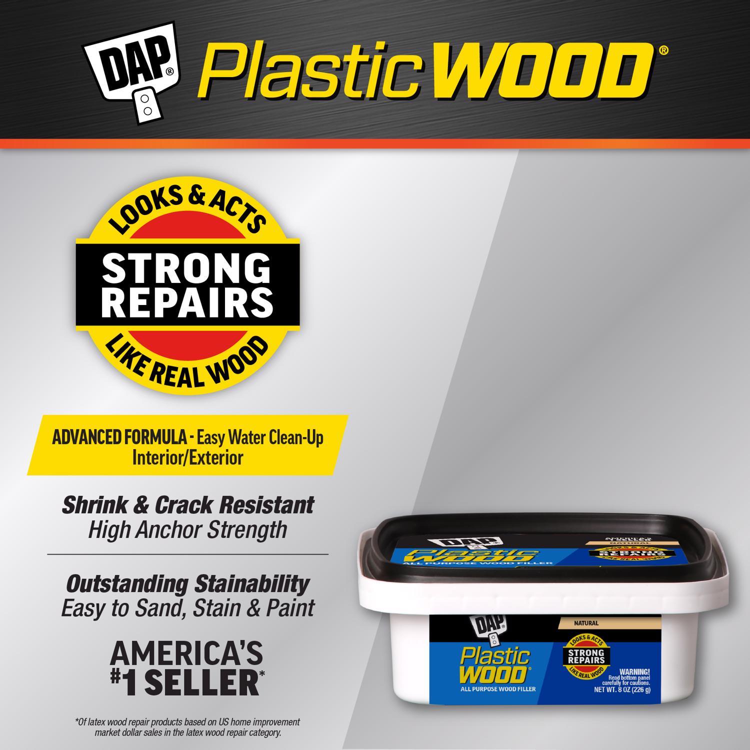 DAP Plastic Wood Natural Wood Filler 8 oz
