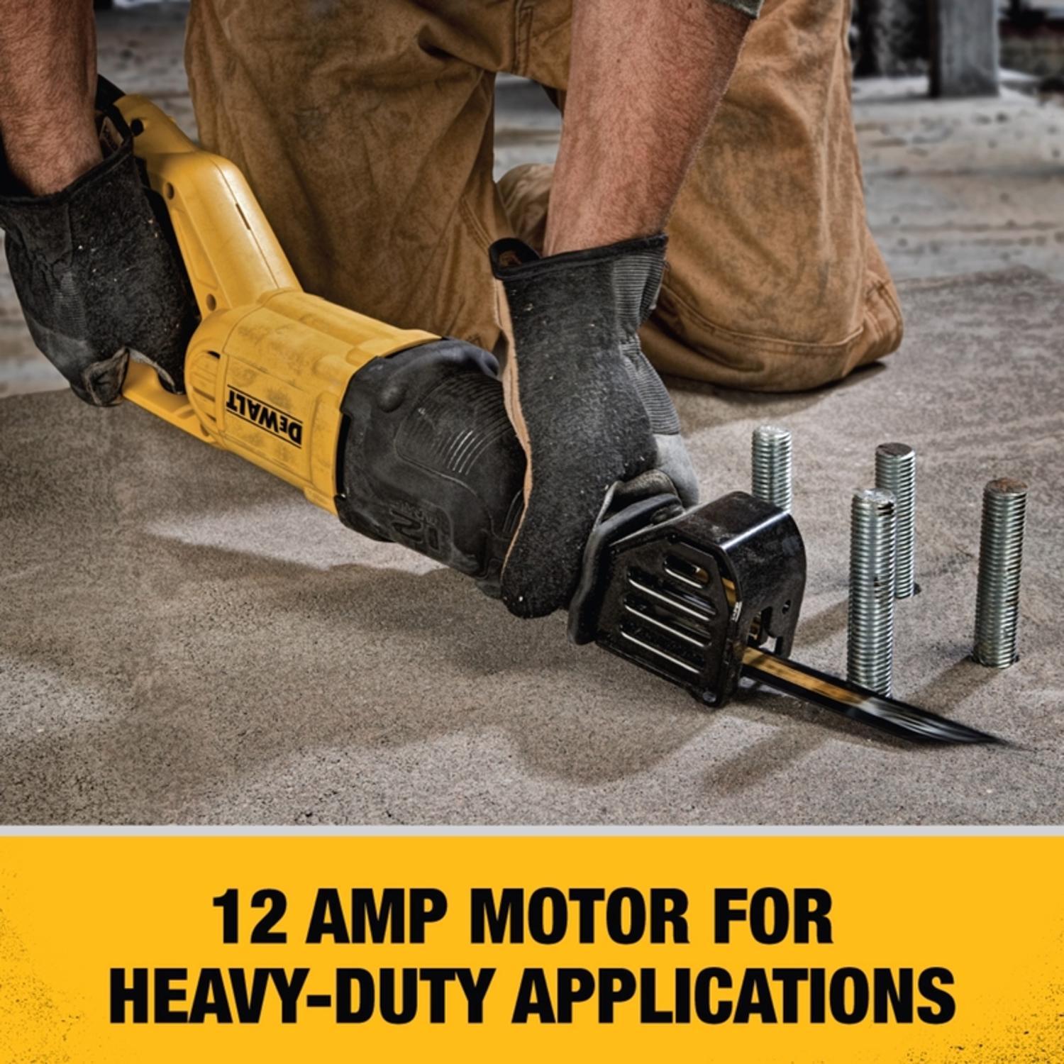 DeWalt 12 amps Corded Brushed Reciprocating Saw Tool Only
