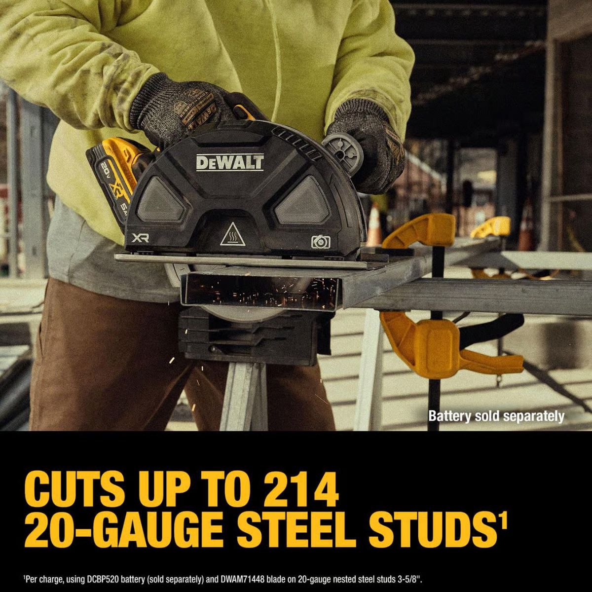 DeWalt 20V MAX XR 7-1/4 in. Cordless Brushless Metal Cutting Saw