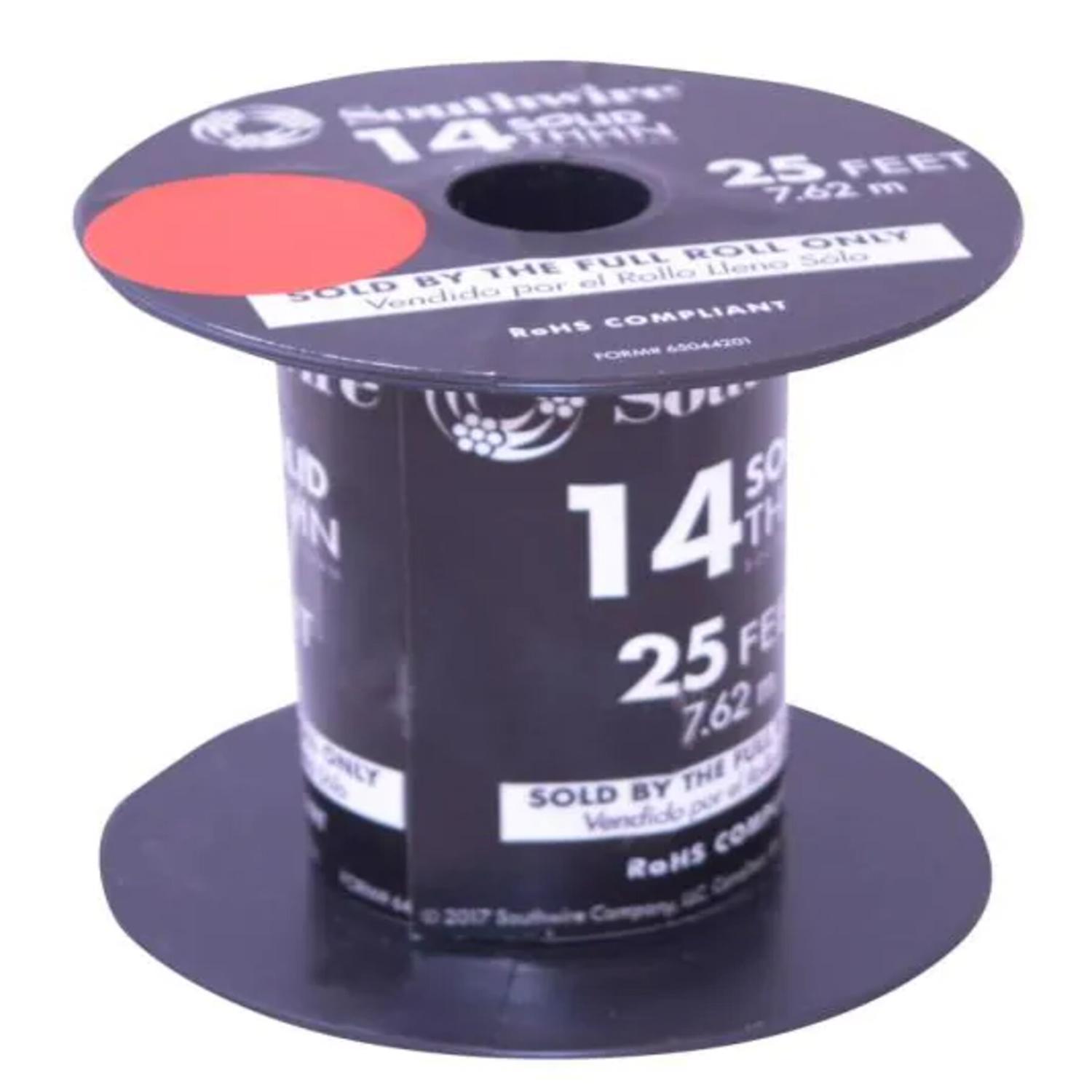 Southwire 25 ft. 14 Solid THHN Building Wire