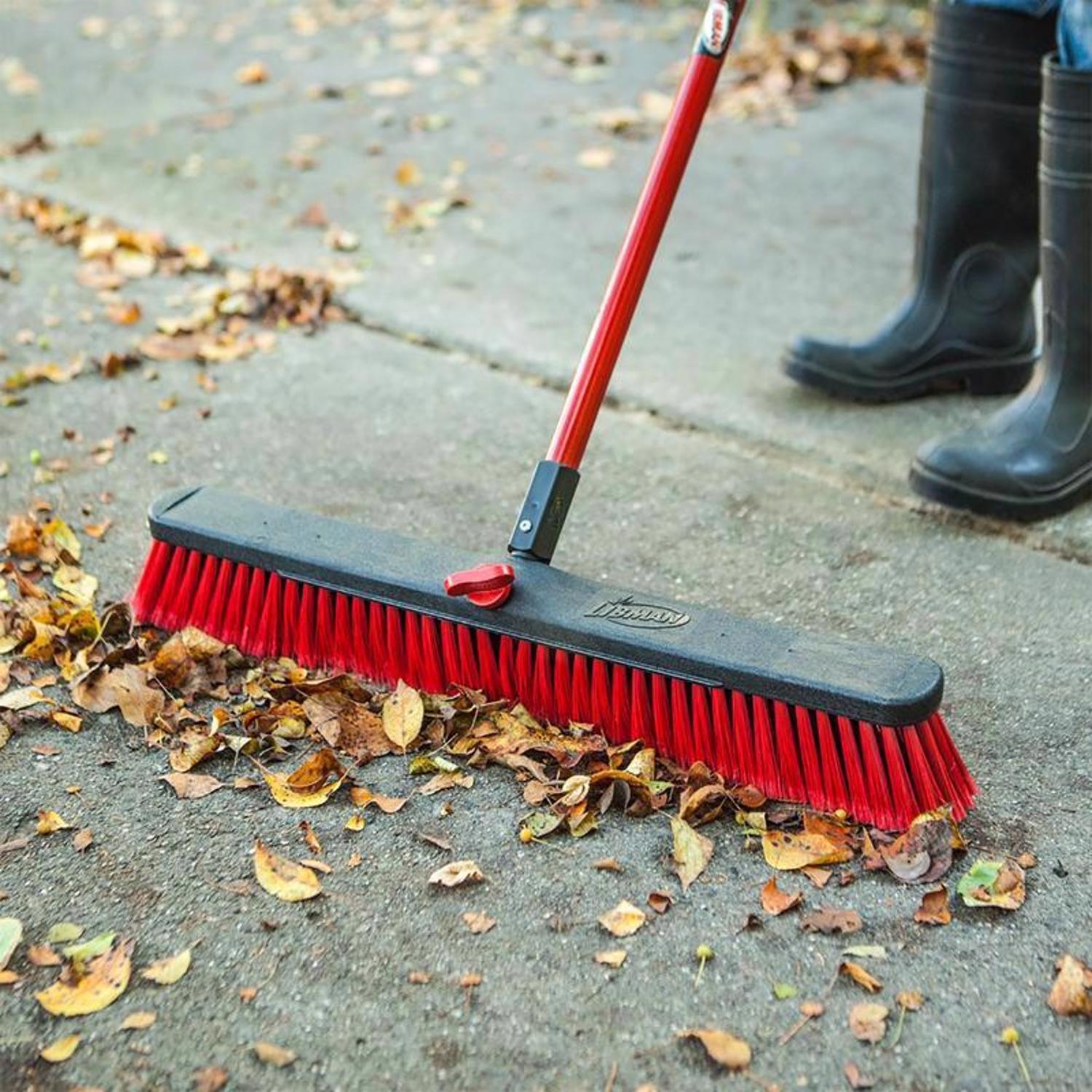 Libman High Power Polyethylene Terephthalate 24 in. Multi-Surface Push Broom