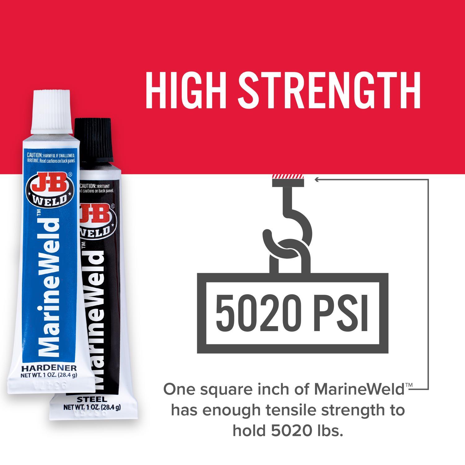 J-B Weld MarineWeld High Strength Automotive Epoxy Paste 1 oz