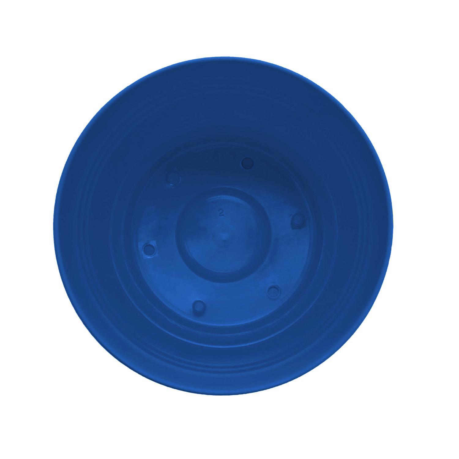 Bloem Saturn 4.5 in. H X 5 in. W Plastic Saturn Planter Blue