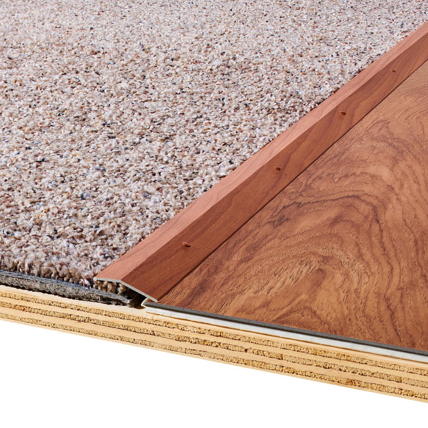 M-D Building Products METAL DECOR 0.3 in. H X 1.38 in. W X 36 in. L Prefinished Cherry Aluminum Carp