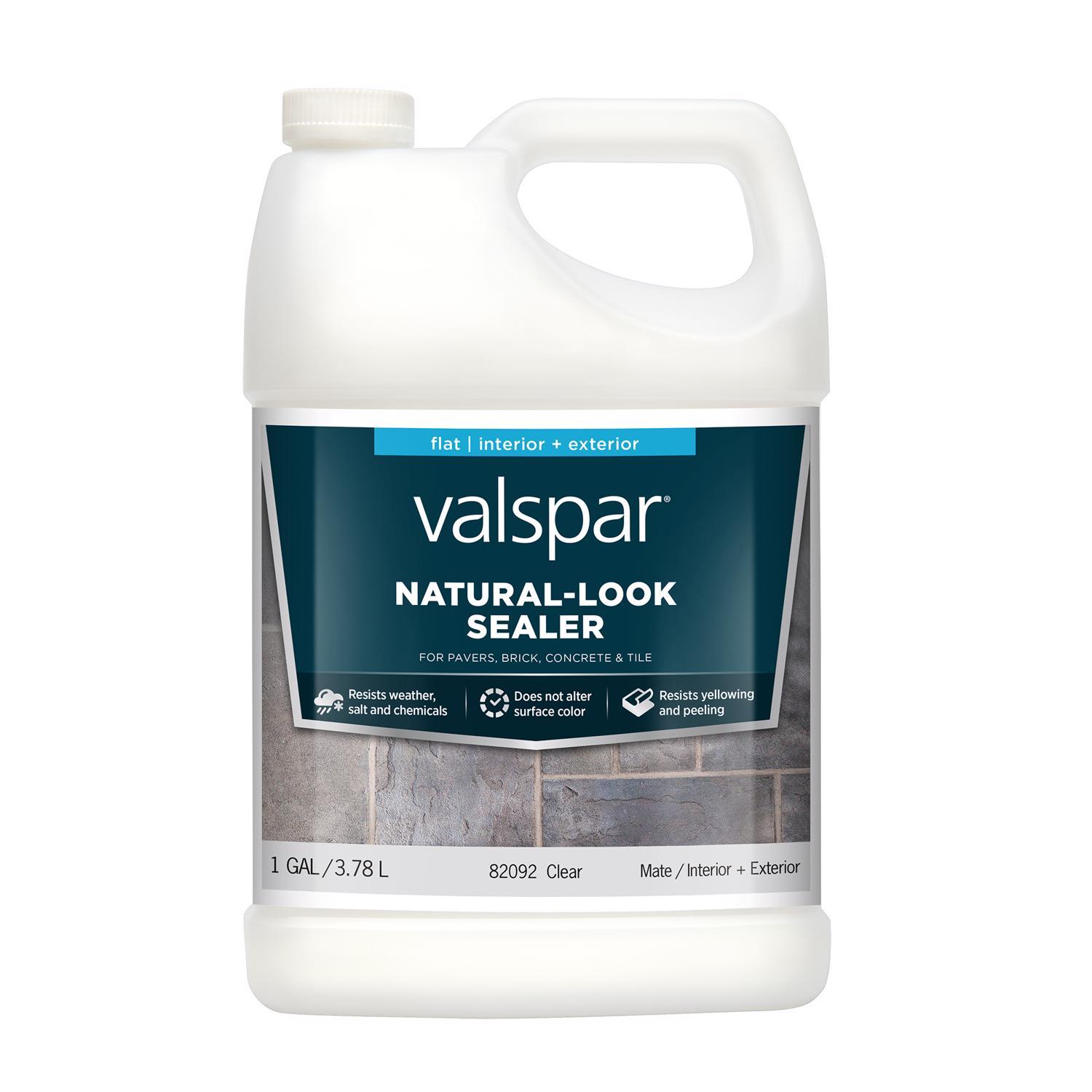 Valspar Natural Look Protective Sealer Flat Clear Silicone Natural Sealer 1 gal