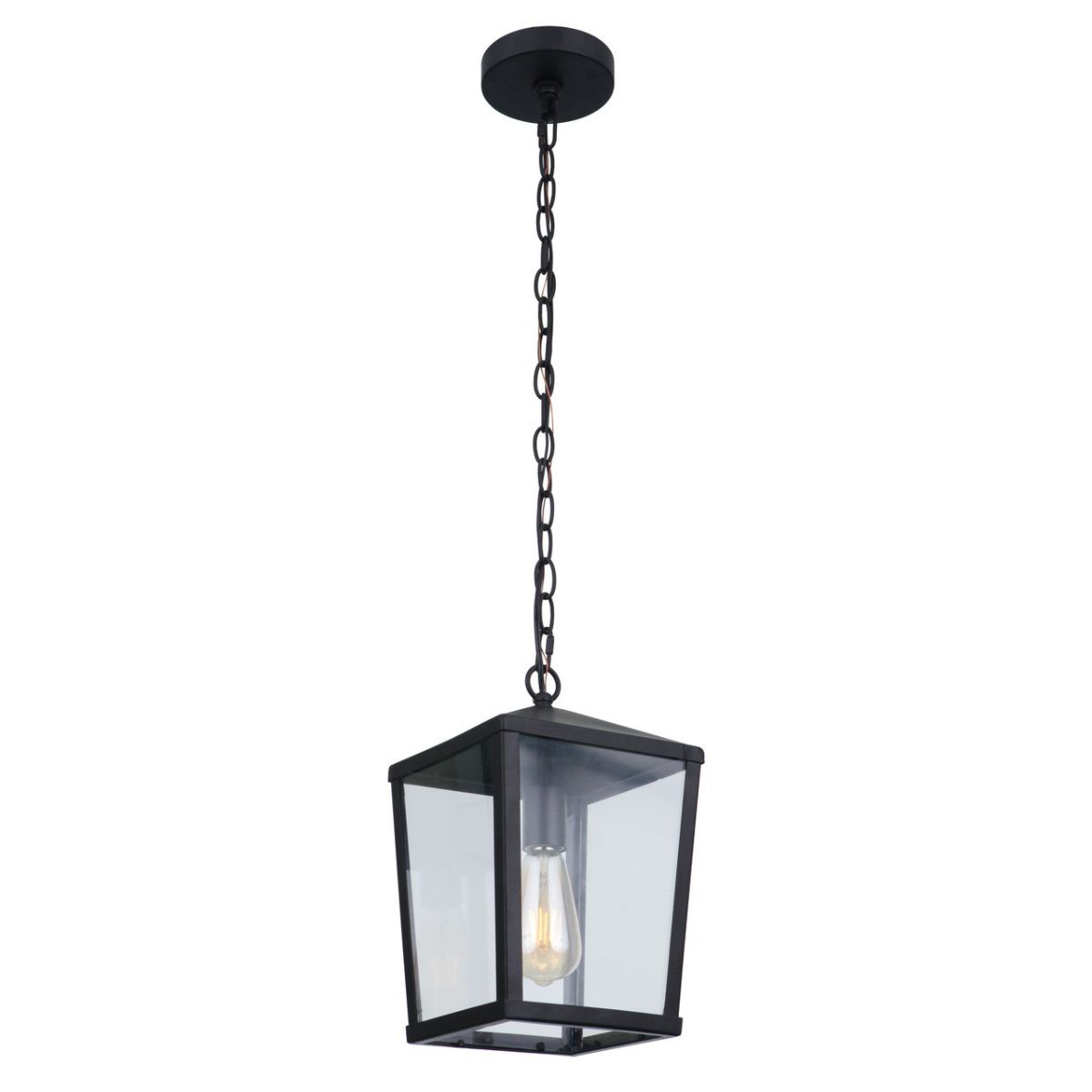 Craftmade Olsen 1 Light Medium Outdoor Pendant in Midnight