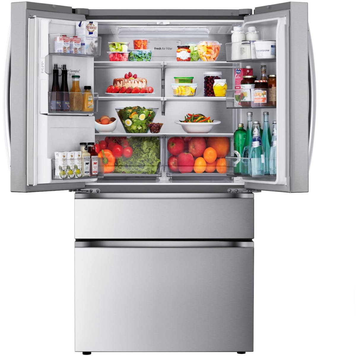 LG 36 in. Smart 4-Door French Door Refrigerator with 29 Cu. Ft. Capacity