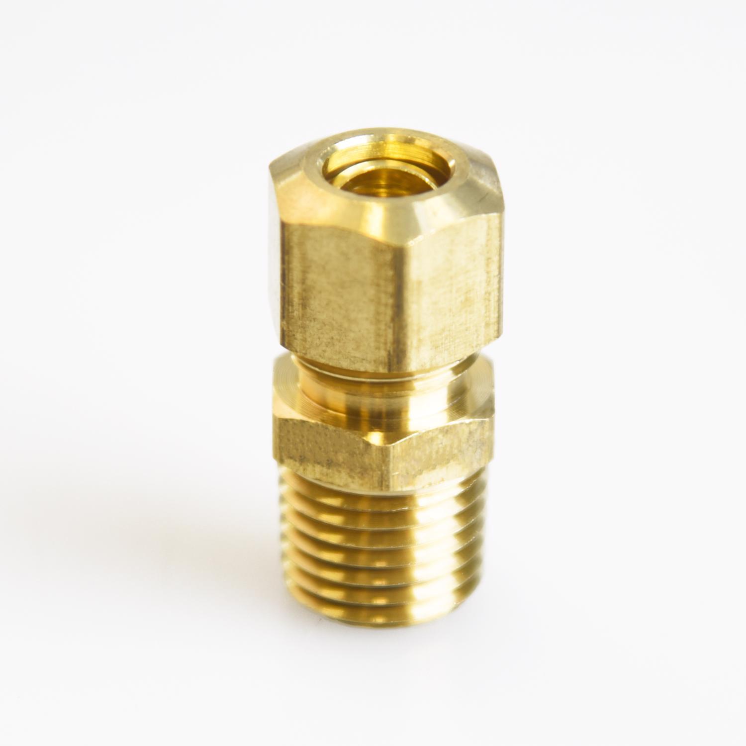 ATC 5/16 in. Compression 1/4 in. D MIP Brass Connector