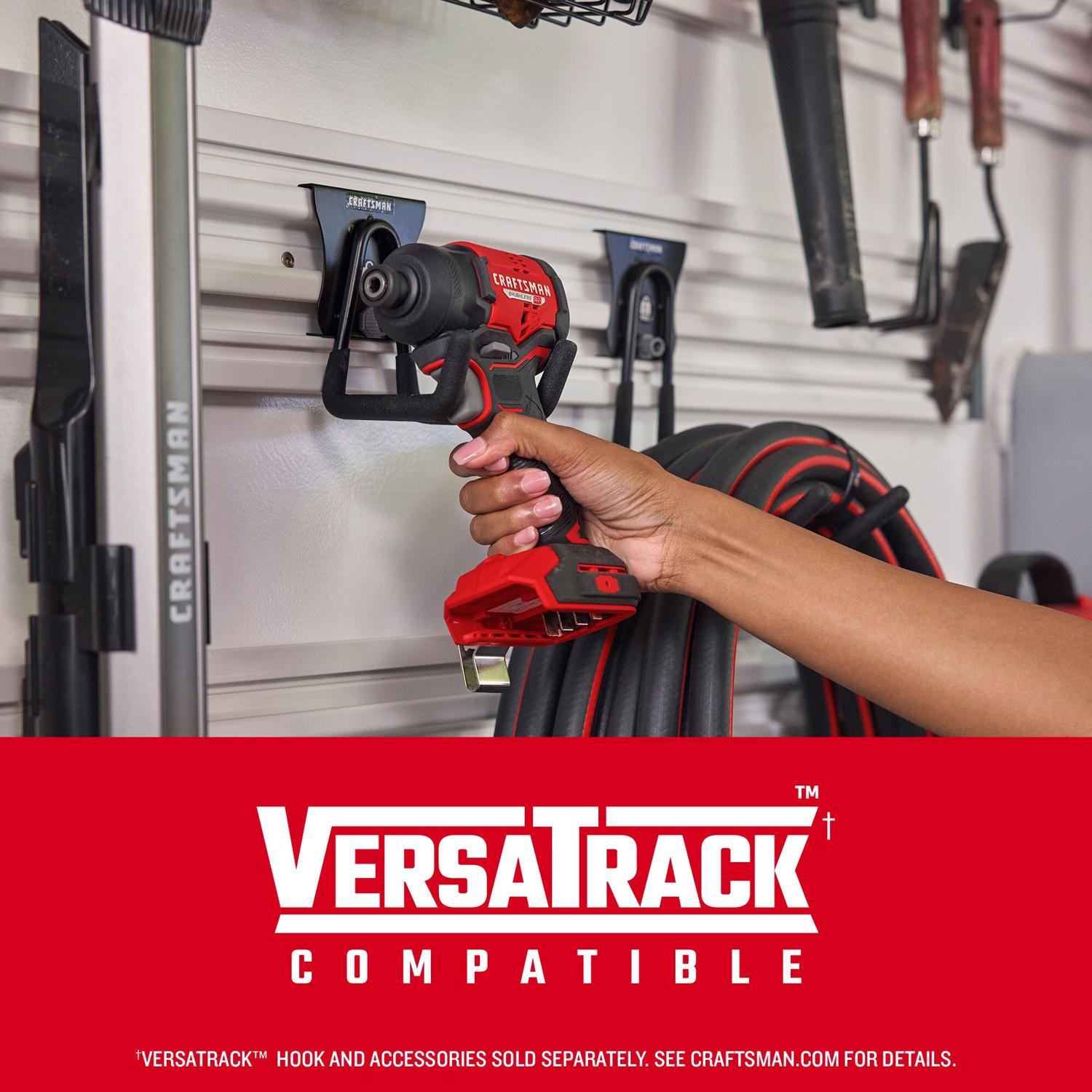 CRAFTSMAN V20 Brushless RP 1/4 in. Cordless Brushless Impact Driver Kit (Battery & Charger)