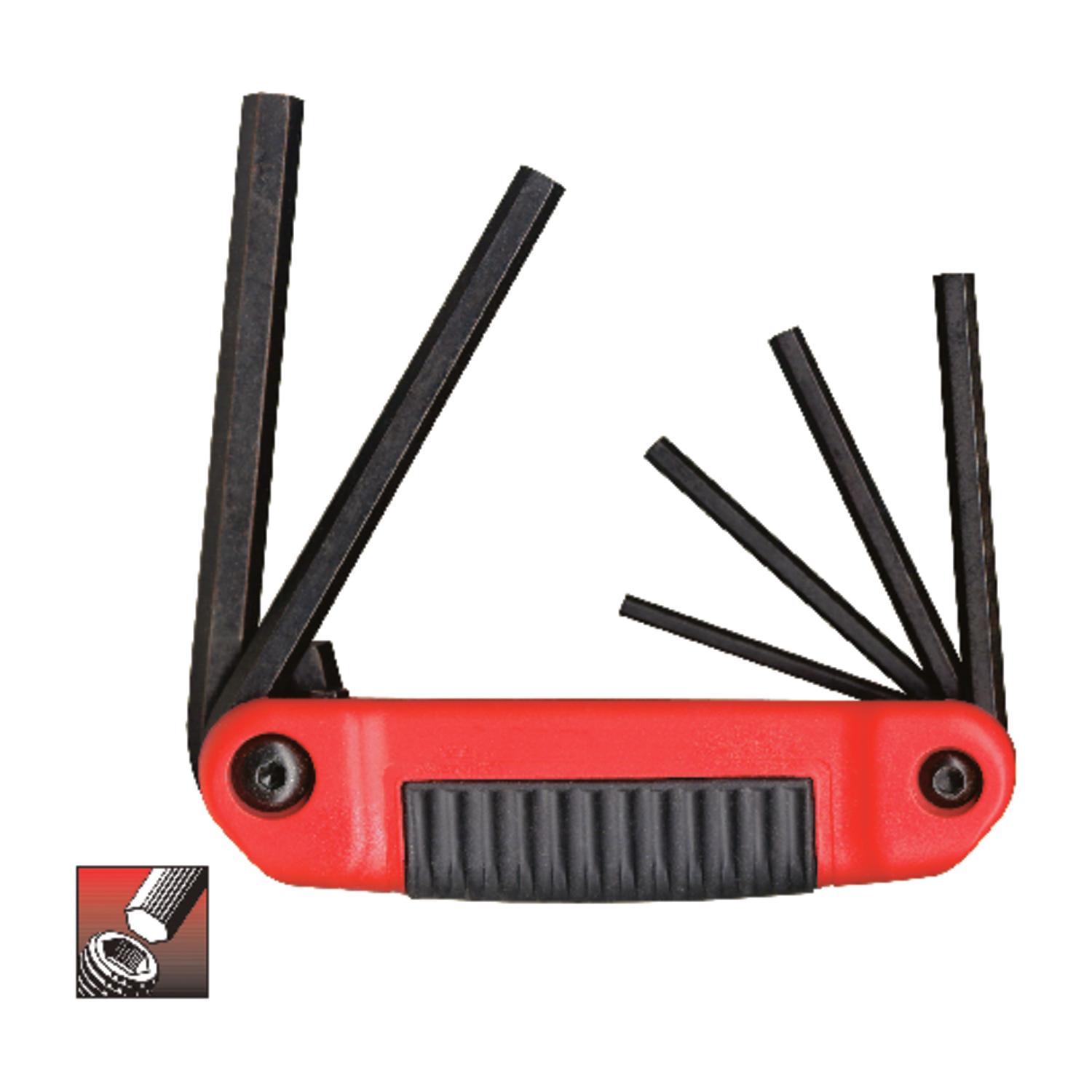Eklind Ergo-Fold 5/32 to 3/8 in. SAE Fold-Up Hex Key Set 6 pc