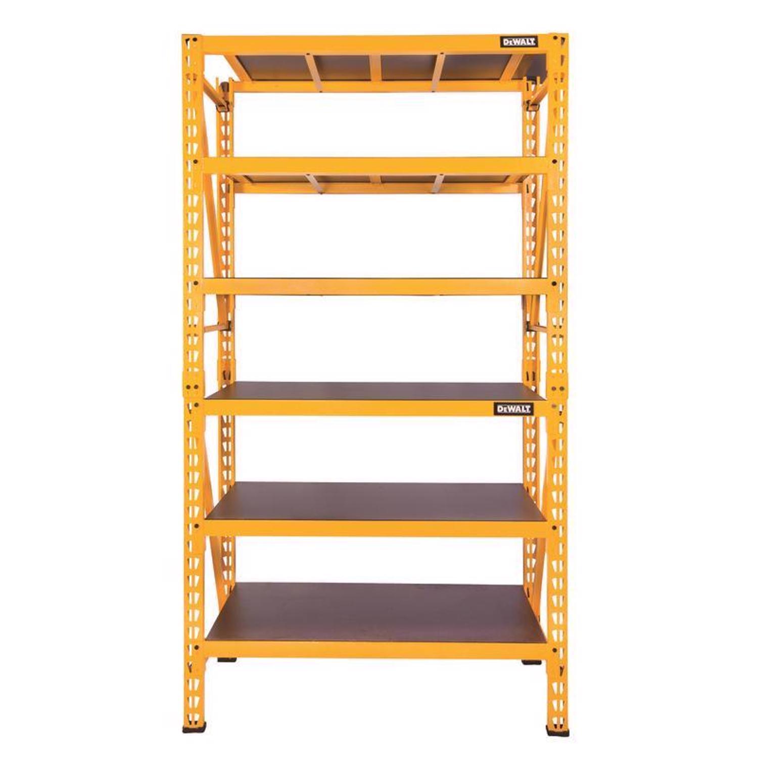 DeWalt 48 in. H X 50 in. W X 18 in. D Yellow Steel Storage Rack