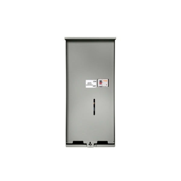 Generac RXSW200A3 200 Amp Single Phase Generator Automatic Transfer Switch - Service Entrance Rated - NEMA 3R Outdoor Rated Aluminum Enclosure - Power Management for Indoor and Outdoor Use