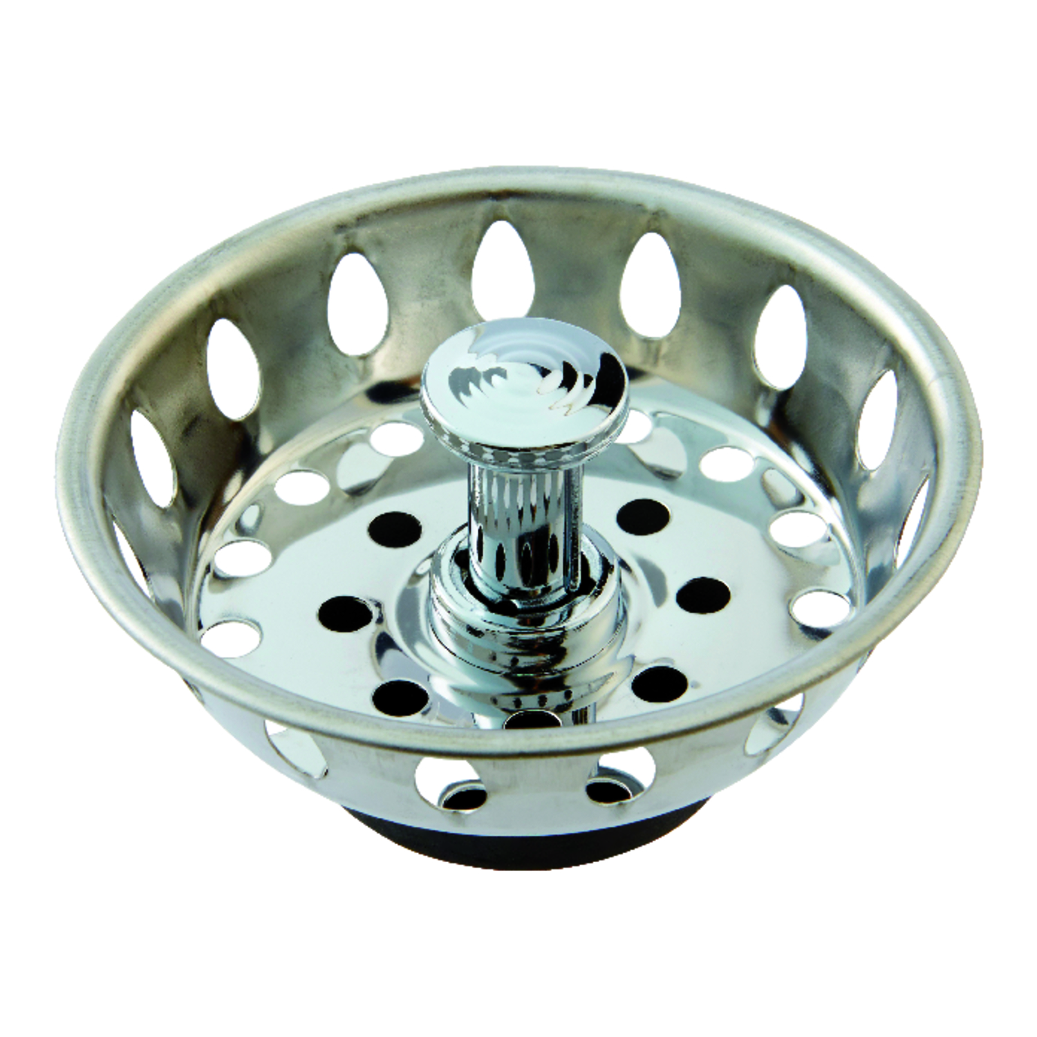 Ace 3-1/2 in. D Chrome Stainless Steel Replacement Strainer Basket Silver