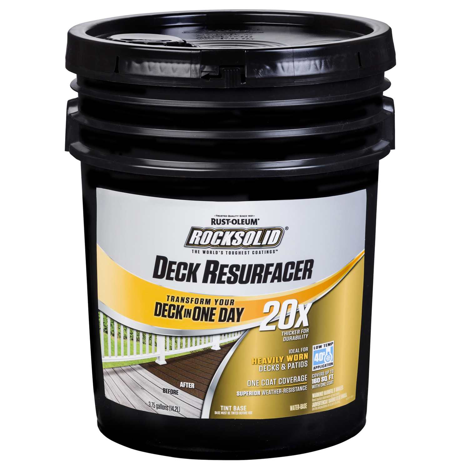 Applying rustoleum intetnal rock solid