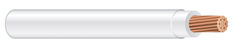 Southwire 500 ft. 4/1 THHN Stranded Wire White - Sold by the foot