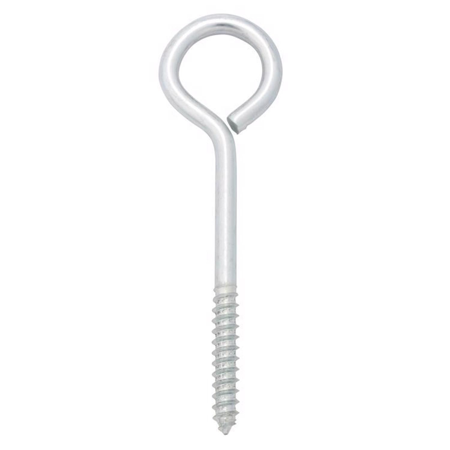 Hampton 3/8 in. X 6 in. L Zinc-Plated Steel Lag Thread Eyebolt