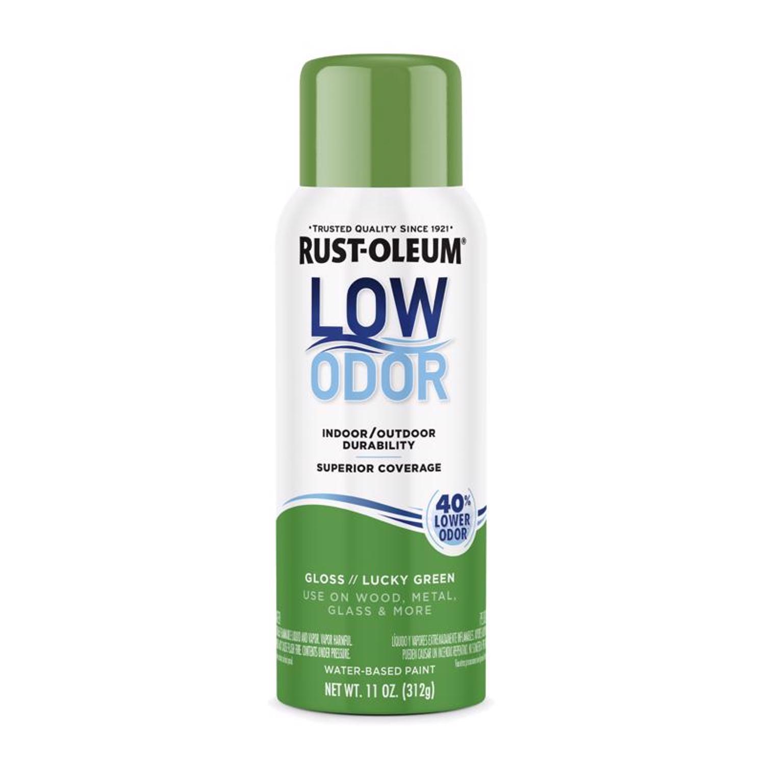 Rust-Oleum Low Odor Gloss Lucky Green Spray Paint 11 oz.