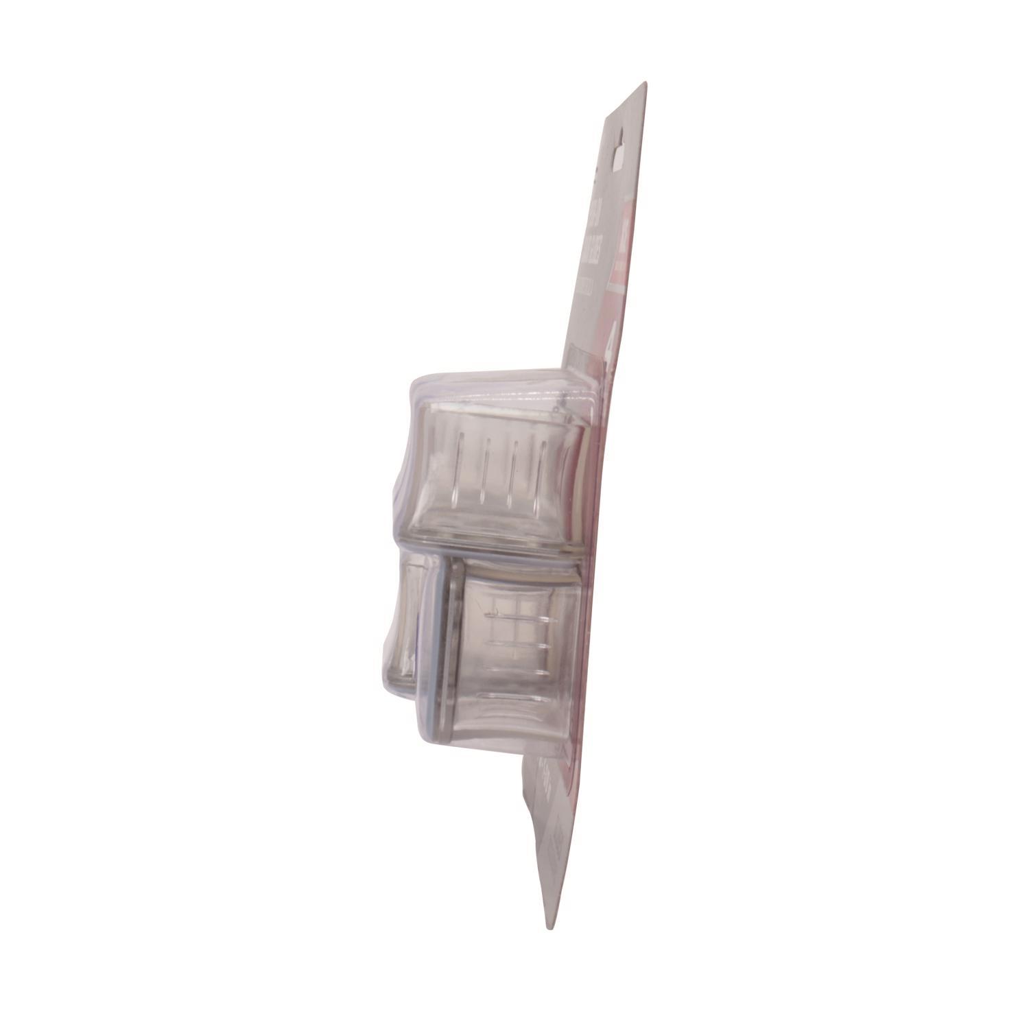 Ace Gray 1-1/2 in. Push-On Plastic Chair Glide 4 pk
