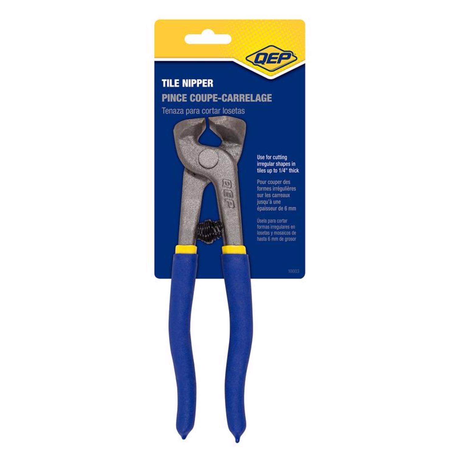 QEP 1 in. H X 0.9 in. W X 8.5 in. L Steel Tile Nipper 1 pk