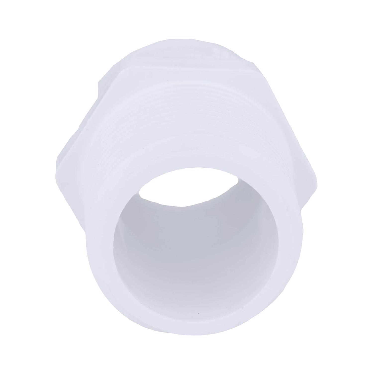 Charlotte Pipe Schedule 40 1 in. MPT X 3/4 in. D Slip PVC Pipe Adapter 1 pk