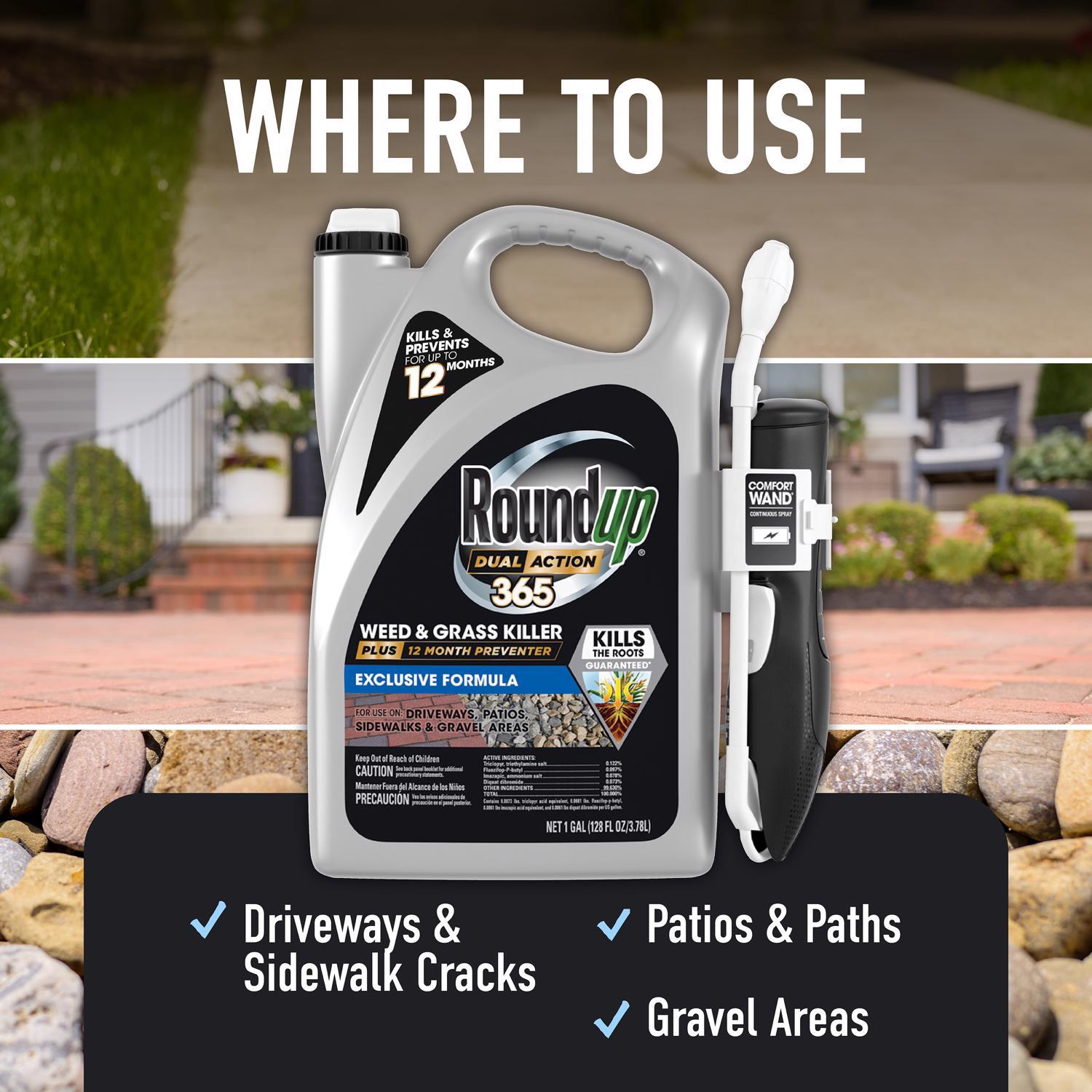 Roundup Weed and Grass Killer RTU Liquid 1 gal