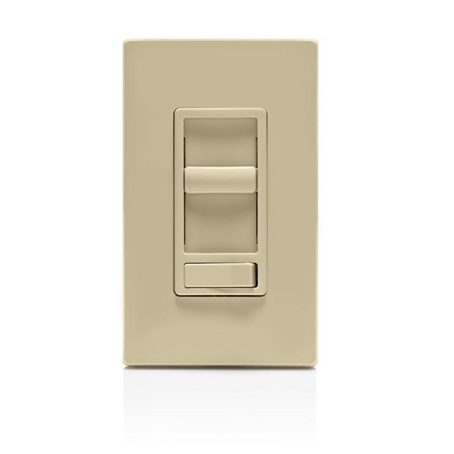 Leviton SureSlide Ivory 600 W Preset Slide Dimmer Switch 1 pk