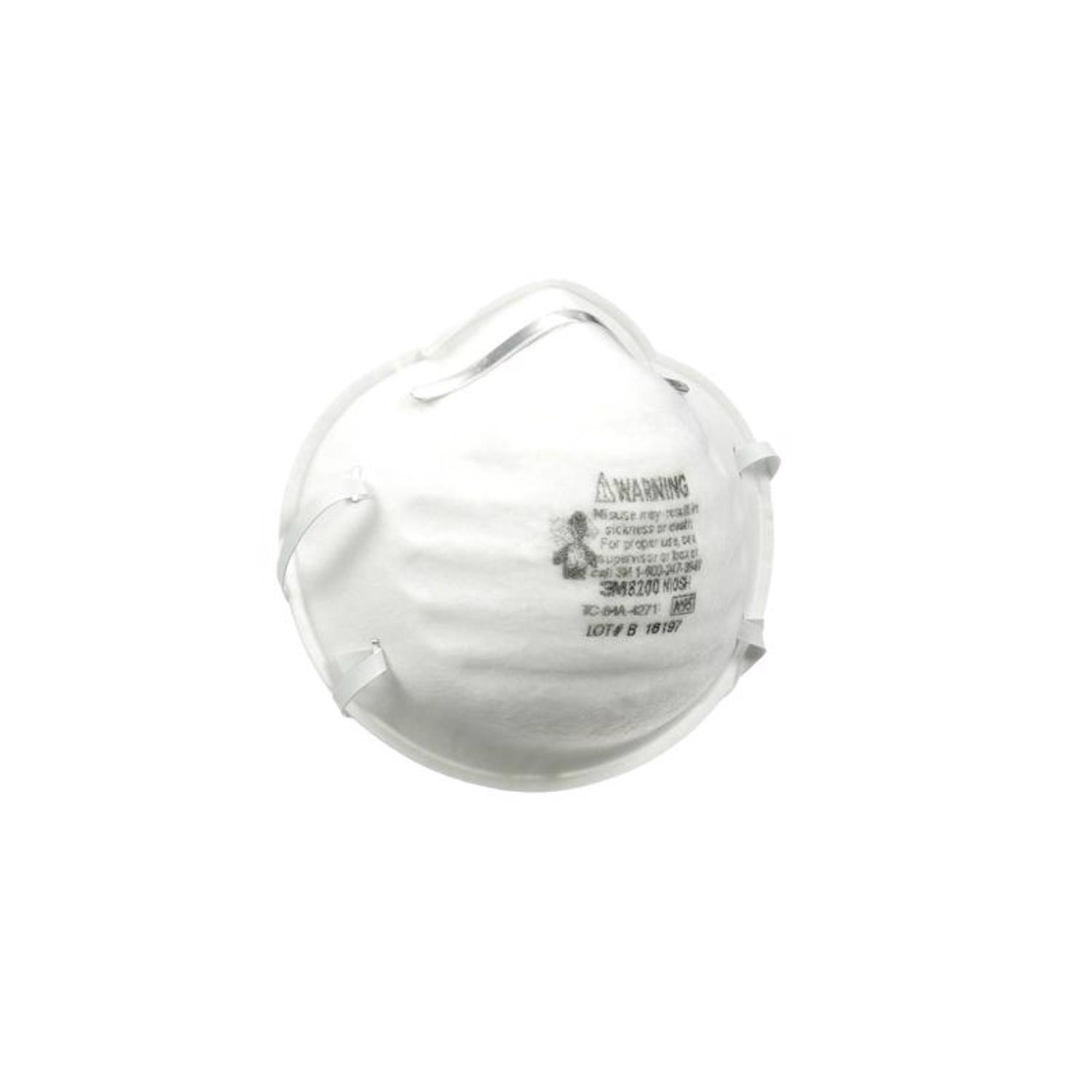 3M N95 Sanding and Fiberglass Respirator White 2 pk