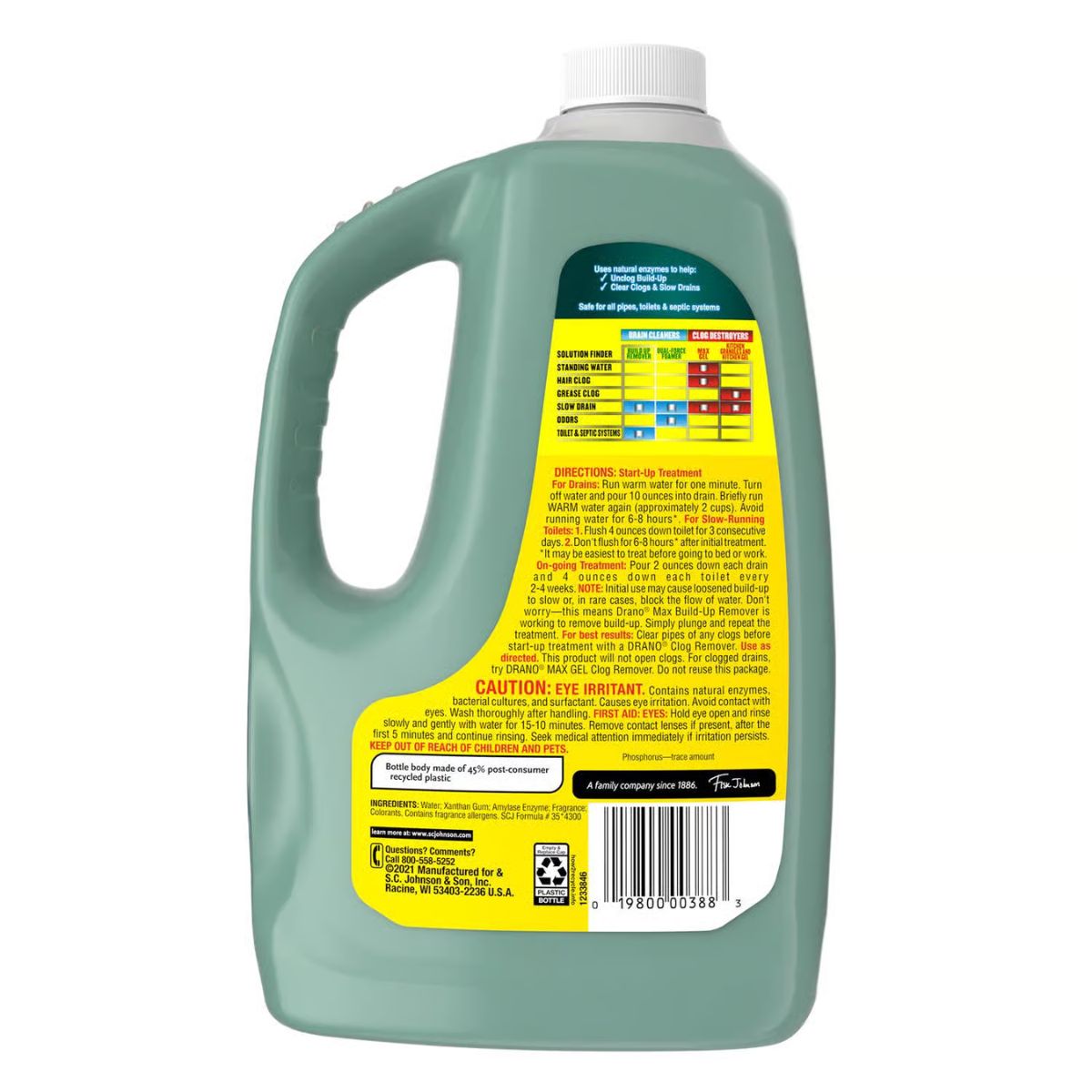 Drano Liquid Build-Up Remover 60 oz.