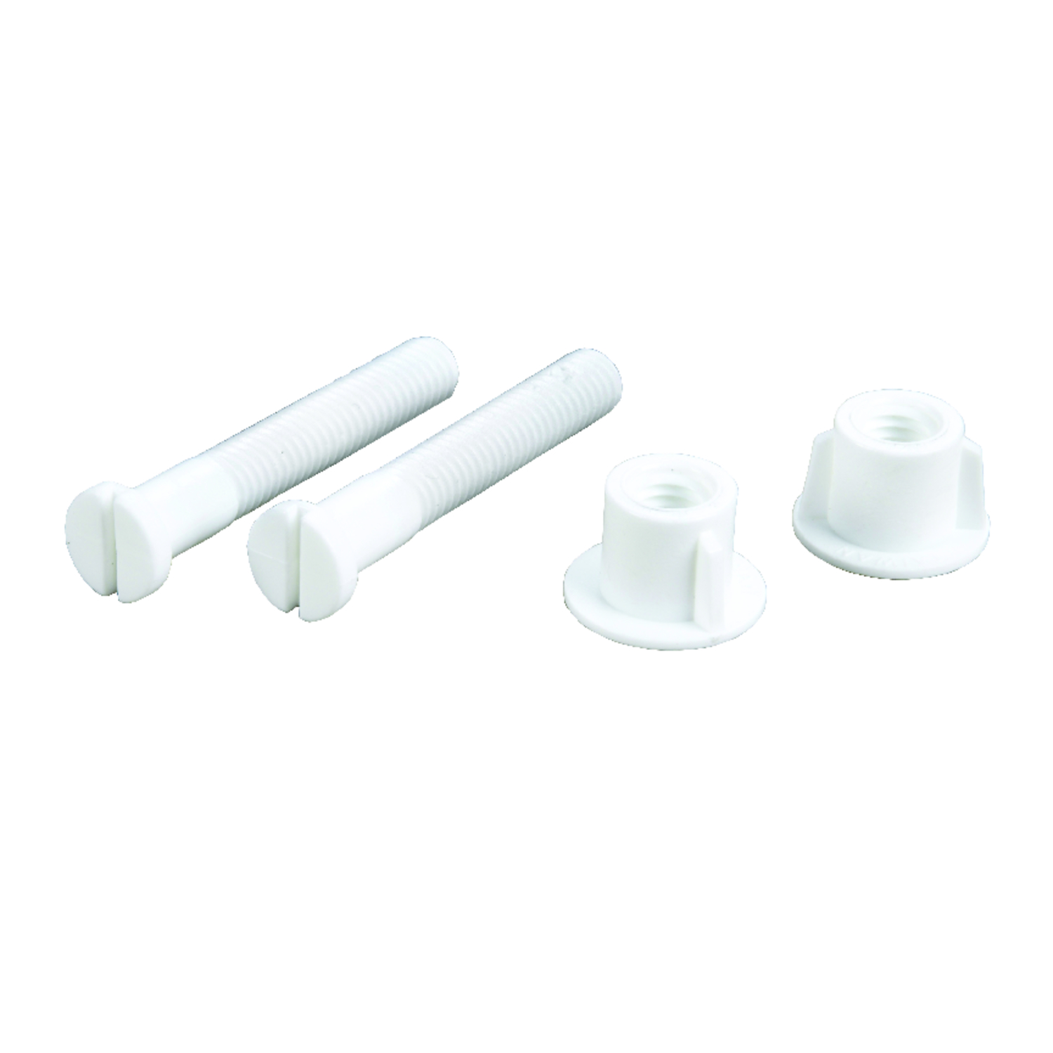 Ace Toilet Seat Hinge Bolts White Plastic For Universal Stine Home