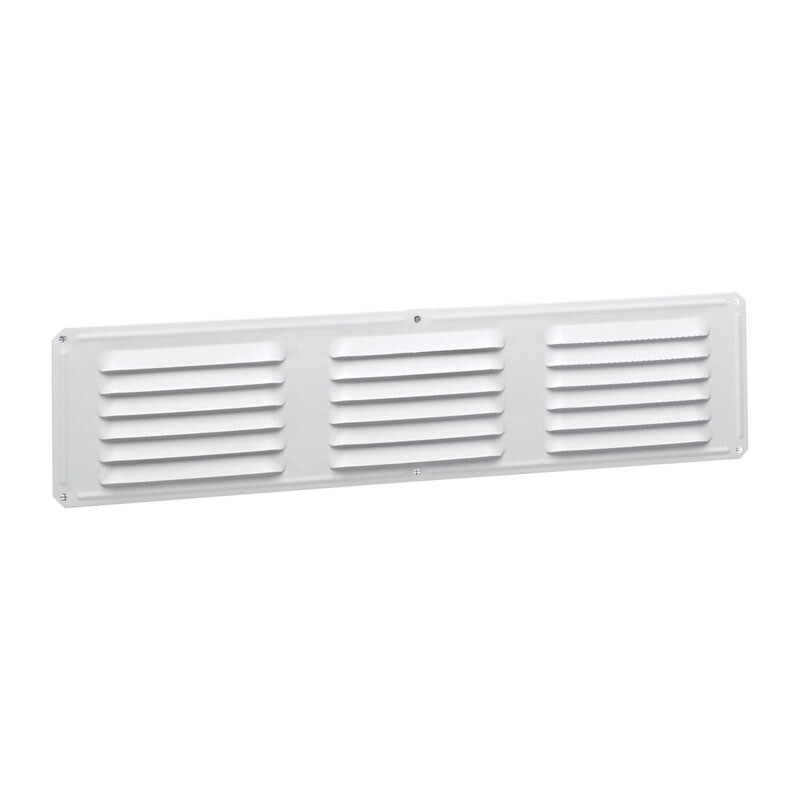 Air Vent Undereave Vent 16 in. x 4 in. 28 Sq." 15 in. x 3 in. Aluminum White
