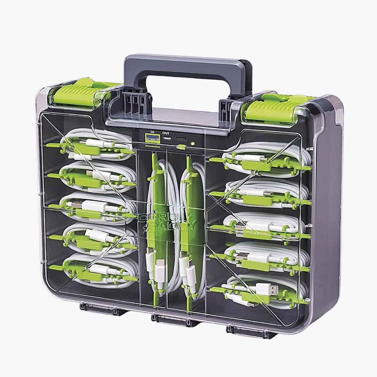 Cord Daddy Plastic Cord Organizer - Gray