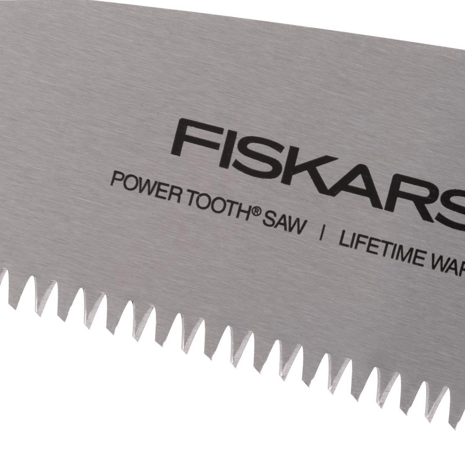 Fiskars Power Tooth 15 in. Steel Curved Tree Saw