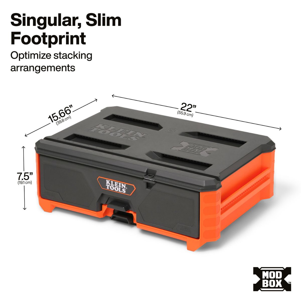 Klein Tools MODbox Compact Single Drawer, Full Width