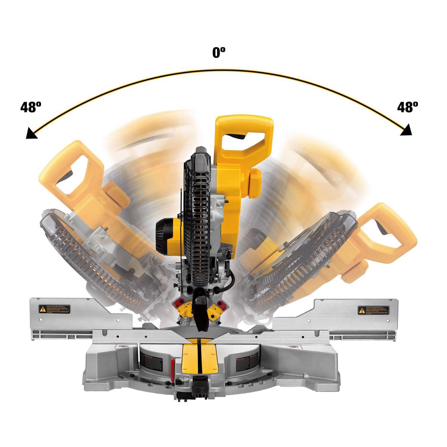 DeWalt 15 amps 12 in. Corded Dual-Bevel Sliding Compound Miter Saw