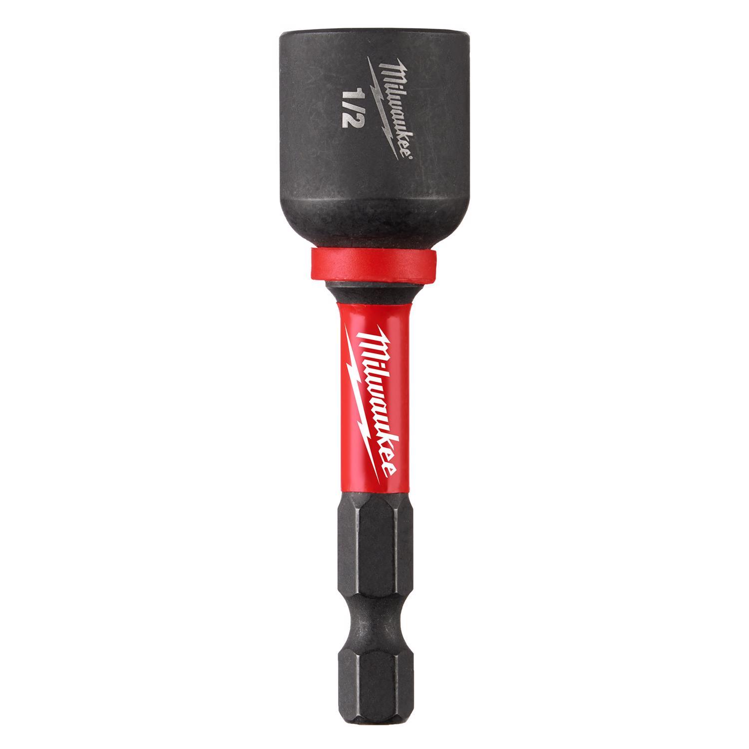 Milwaukee Shockwave 1/4 in. X 2.56 in. L Steel Magnetic Nut Driver 10 pc