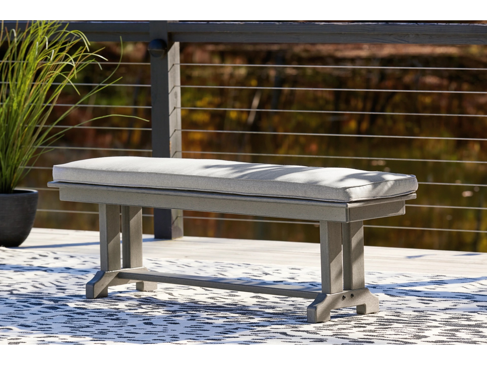 Ashley Visola Bench with Cushion