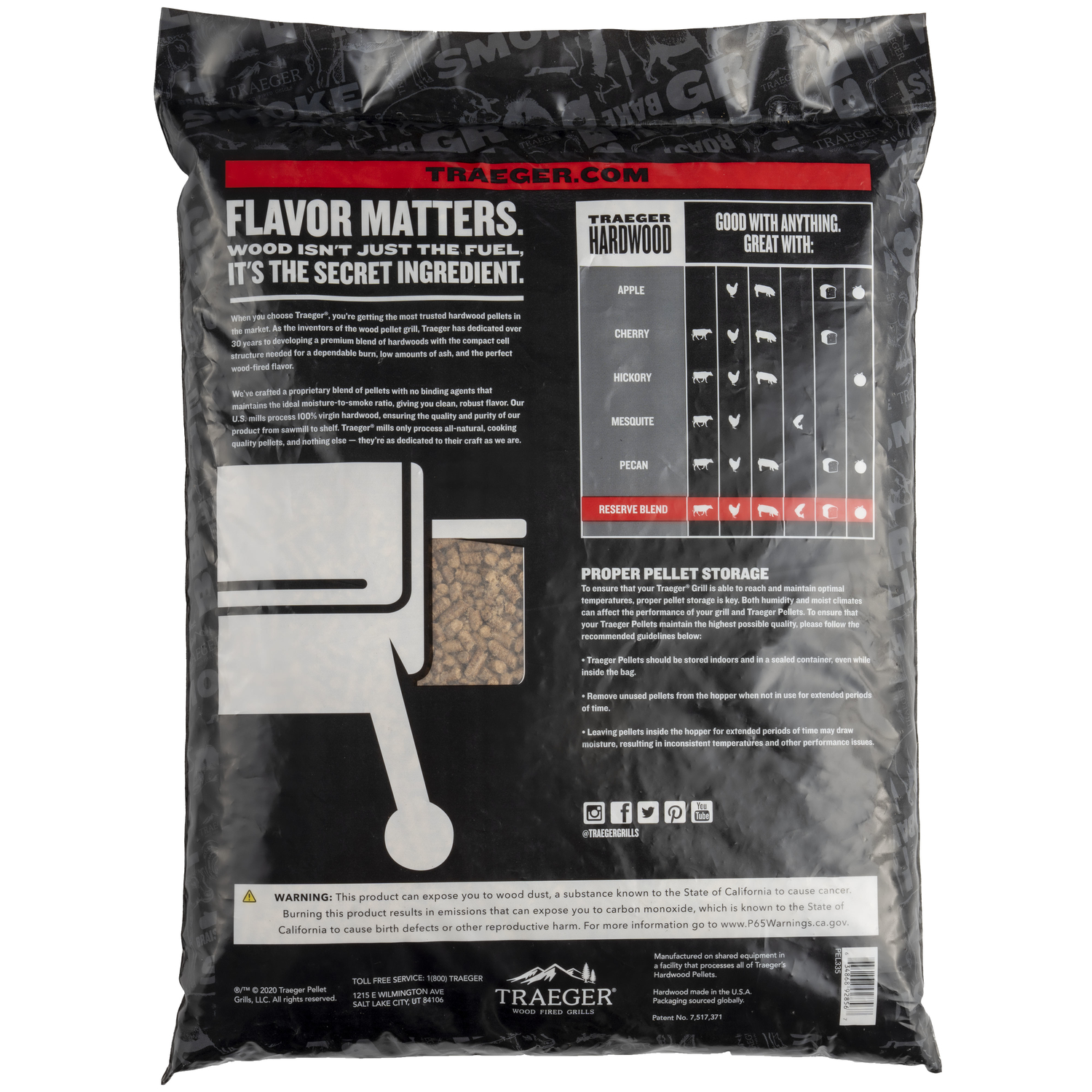 Traeger Reserve Apple, Cherry, Oak Blend Wood Pellet Fuel 20 lb Stine