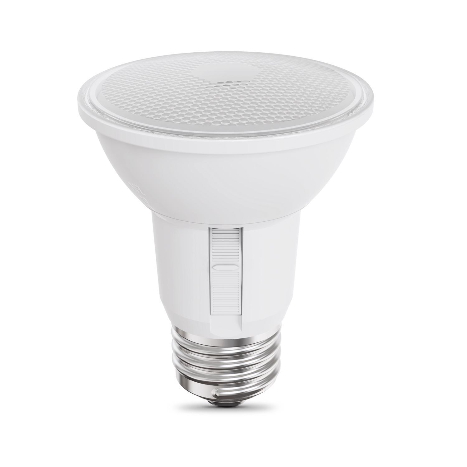 Feit PAR20 E26 (Medium) Smart-Enabled LED Bulb Adjustable White 50 Watt Equivalence 1 Pack